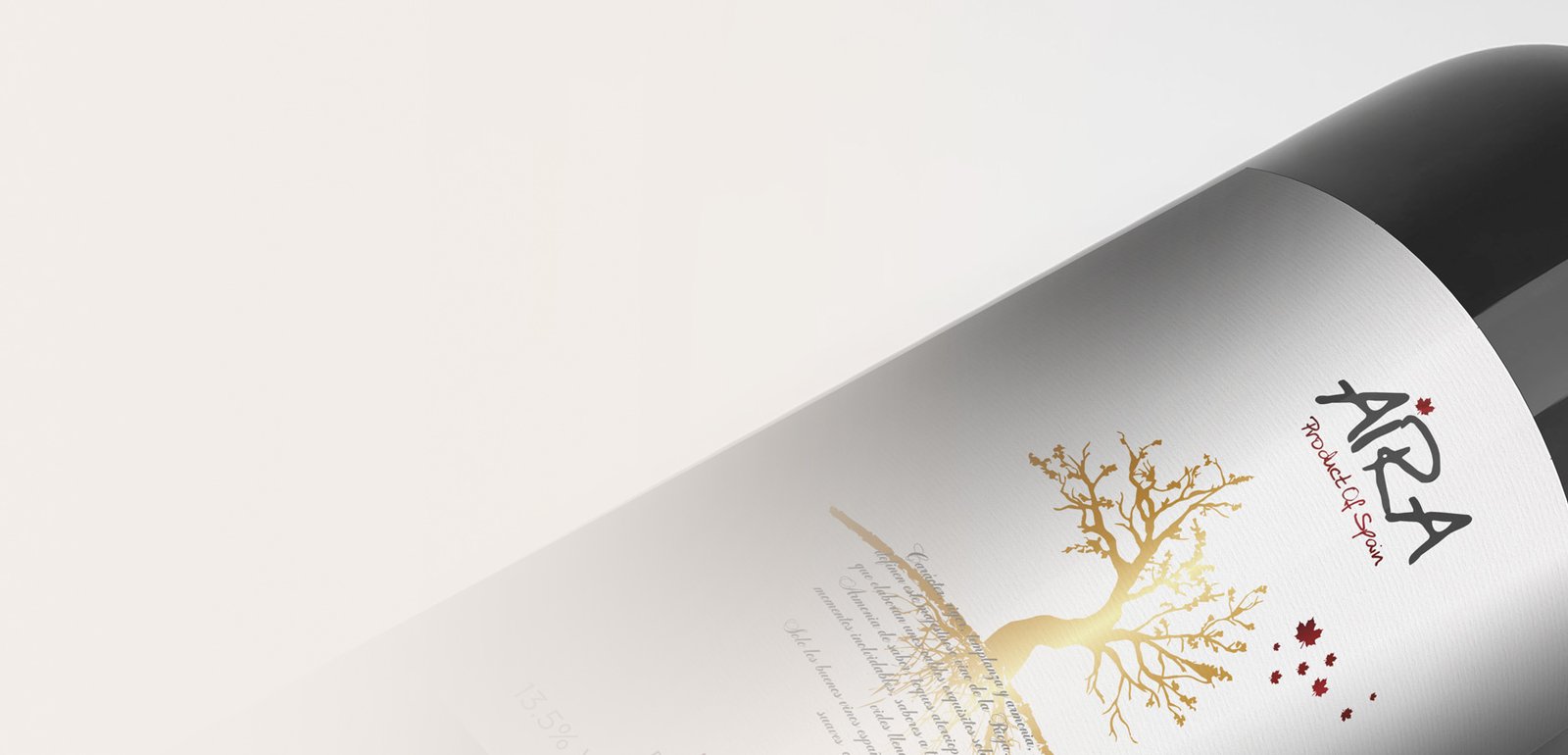 Diseño de etiquetas y packaging de vino para Aira