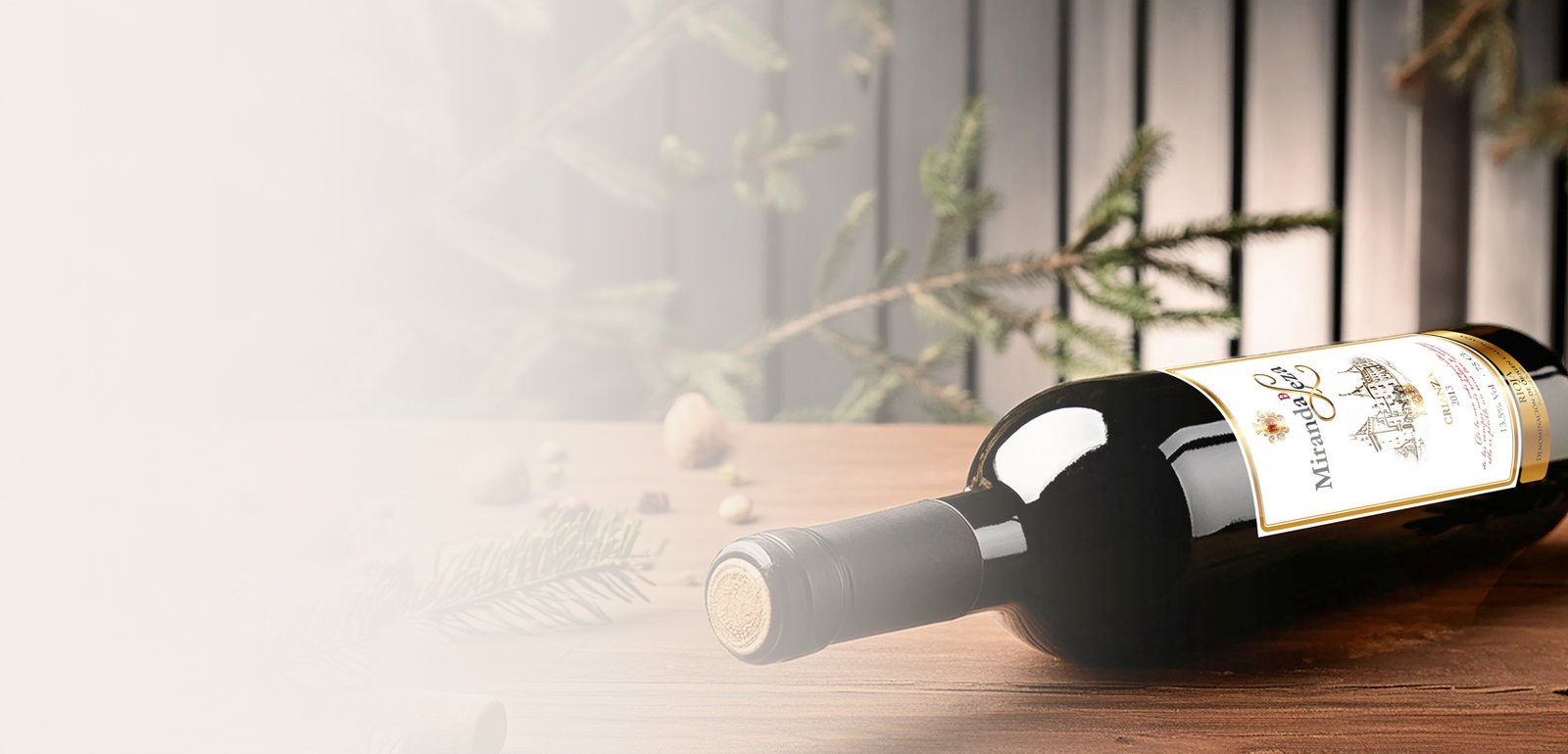 Diseño de etiquetas y packaging de vino para Miranda de Leza