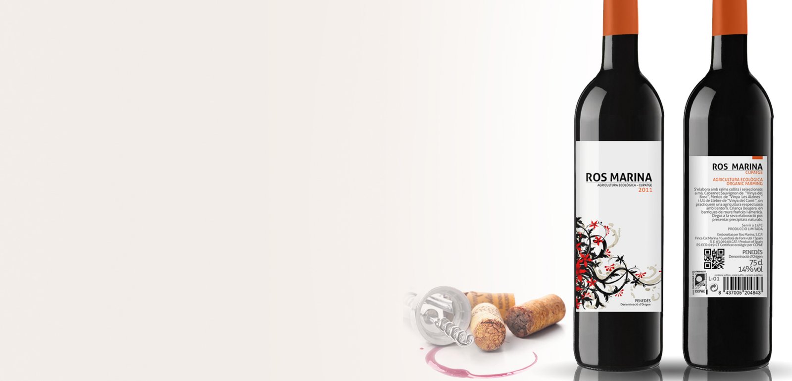 Diseño de etiquetas y packaging de vino ecologico