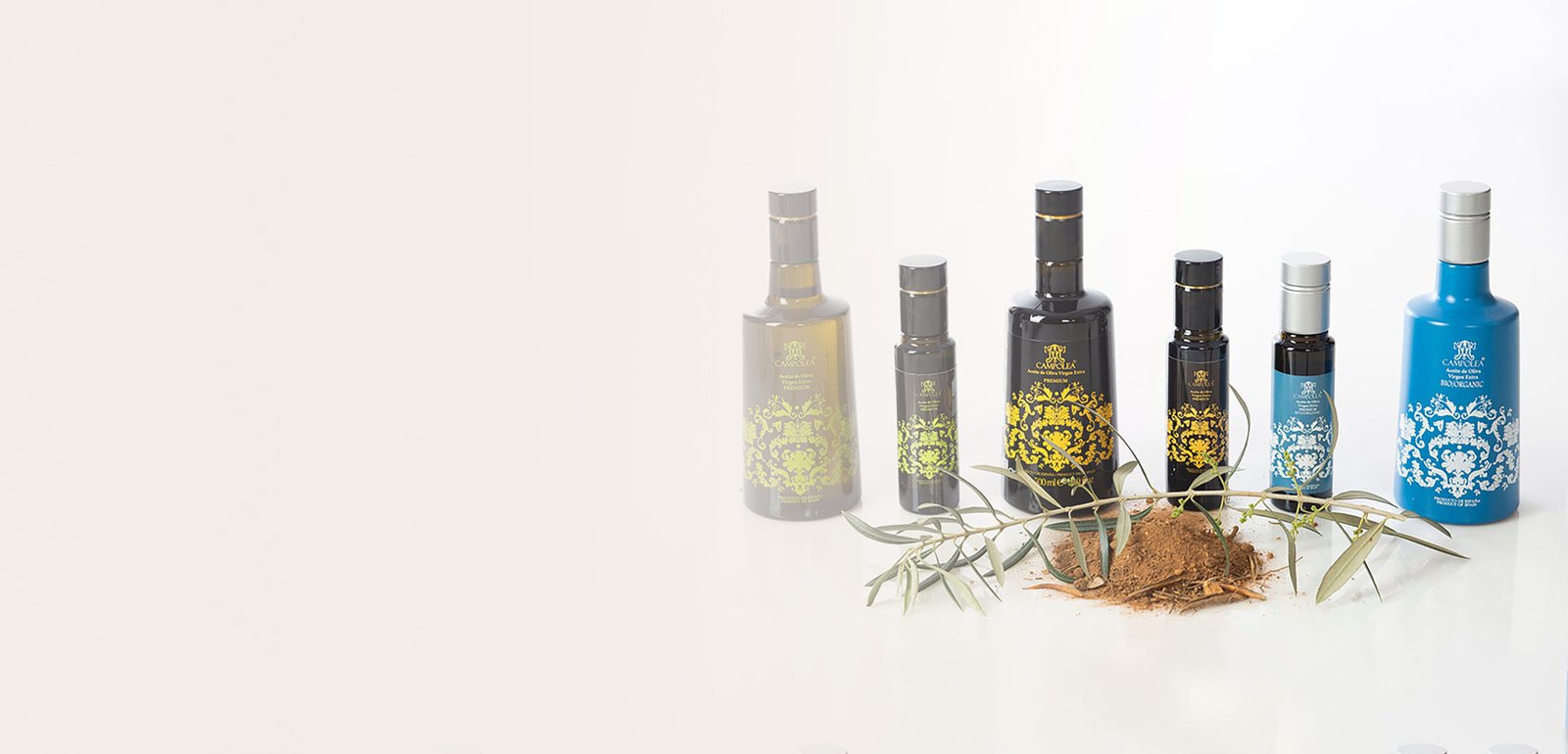 Diseño de etiquetas y packaging de aceite de oliva para Campolea