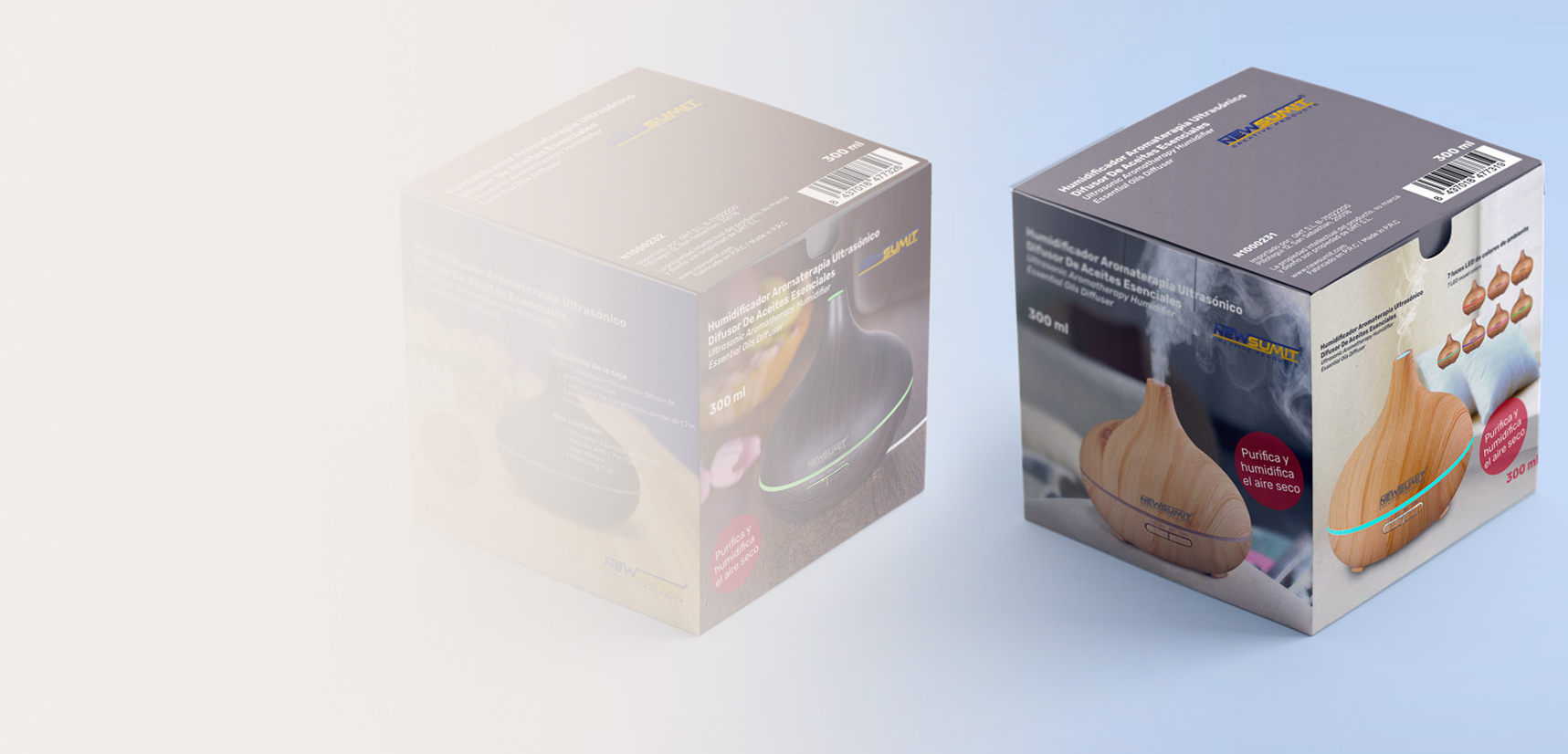 Packaging project for Pharmacy Aromatherapy Humidifier