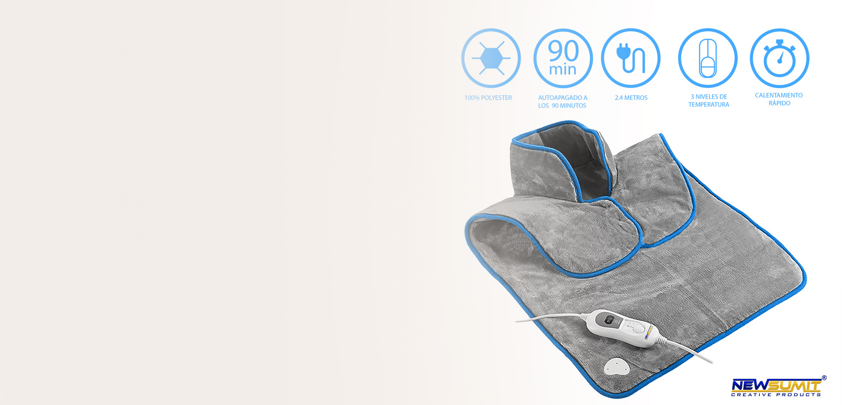 Packaging project for Newsumit Heating Pad Neck And Back