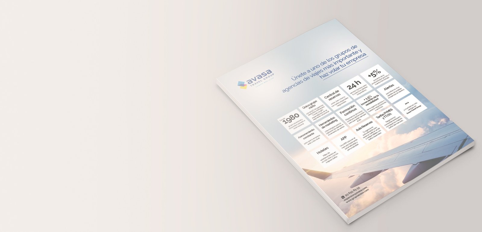 Diseño gráfico de flyers, folletos o anuncios para Avasa anuncio