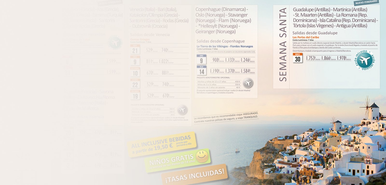 Avasa Triptico Ofertas Cruceros