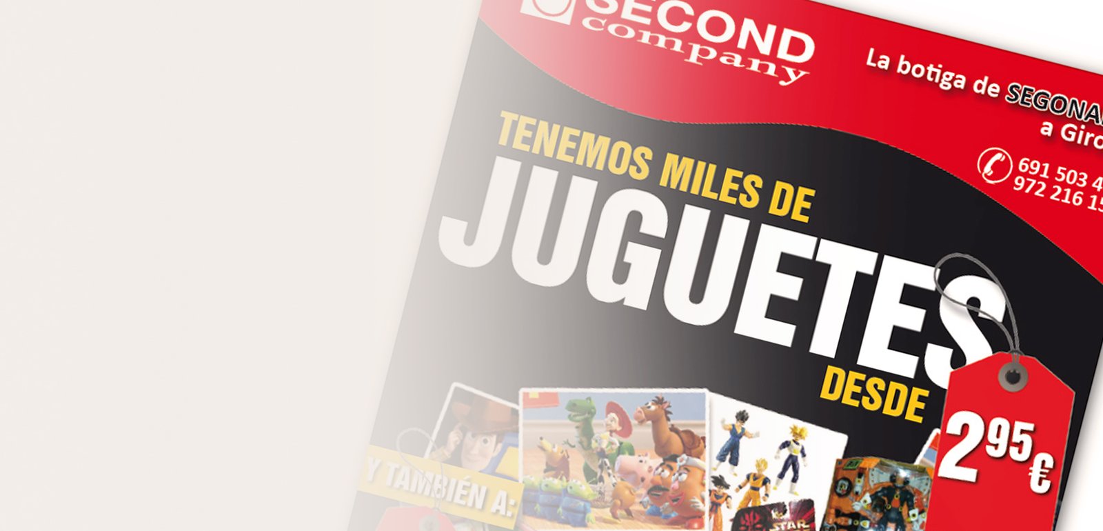 Diseño gráfico de flyers, folletos o anuncios para Second Company
