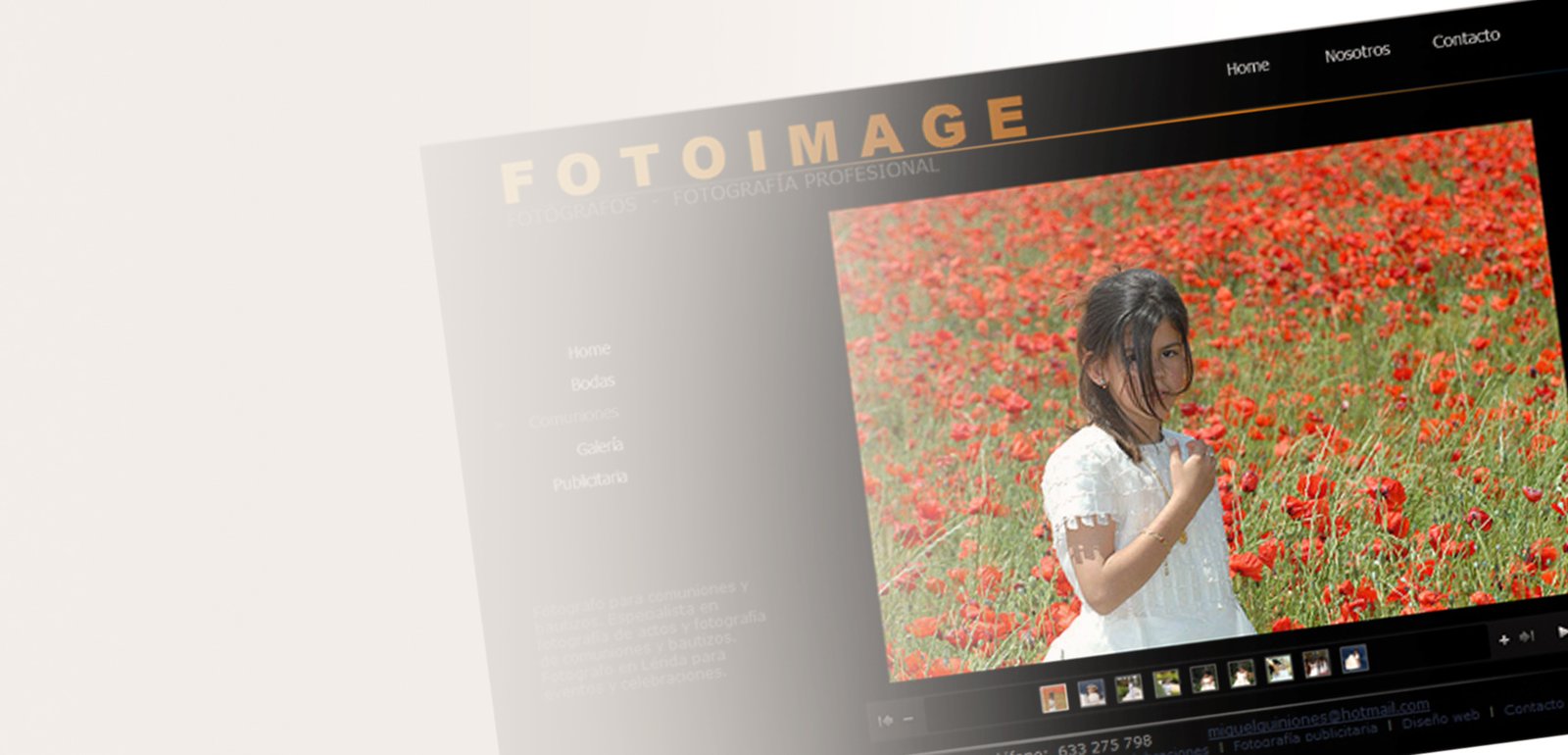 DiseÃ±o de pÃ¡gina web para FotoImage
