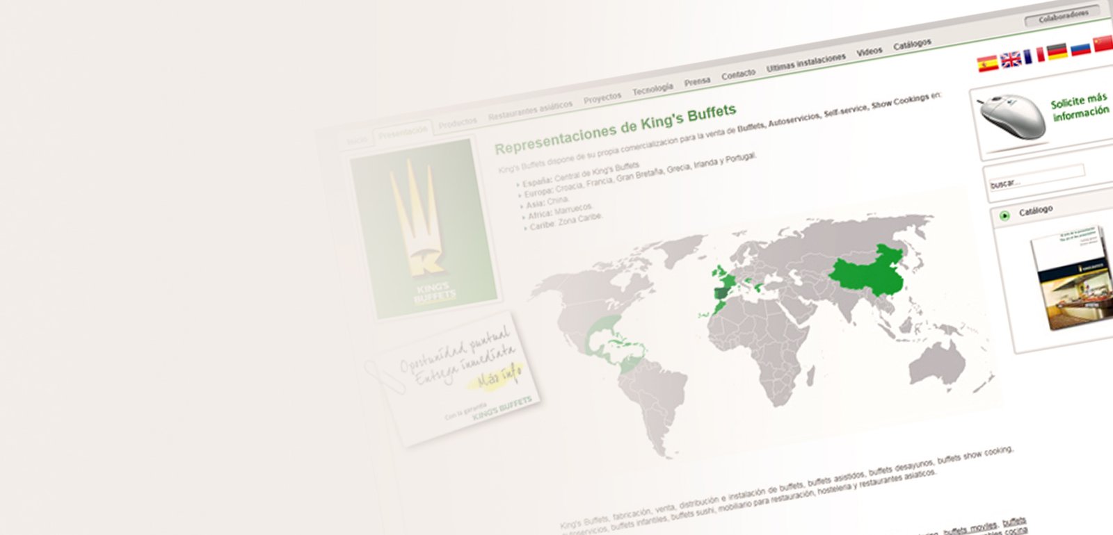 DiseÃ±o de pÃ¡gina web para King Buffets