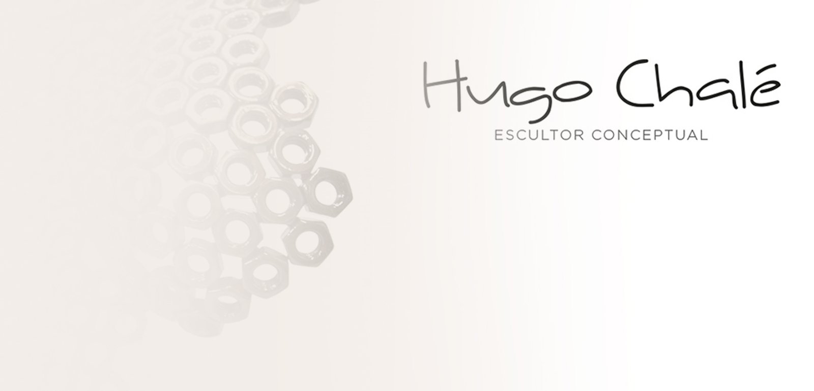 DiseÃ±o de marca e identidad corporativa para el escultor conceptual Hugo Chale