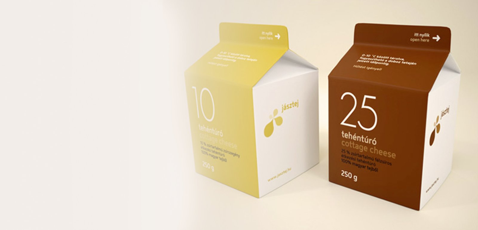 Ejemplos de packaging, etiquetas y envases de lacteos
