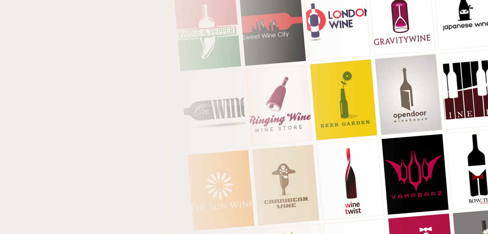 Ideas y ejemplos de logos inspirados en botellas