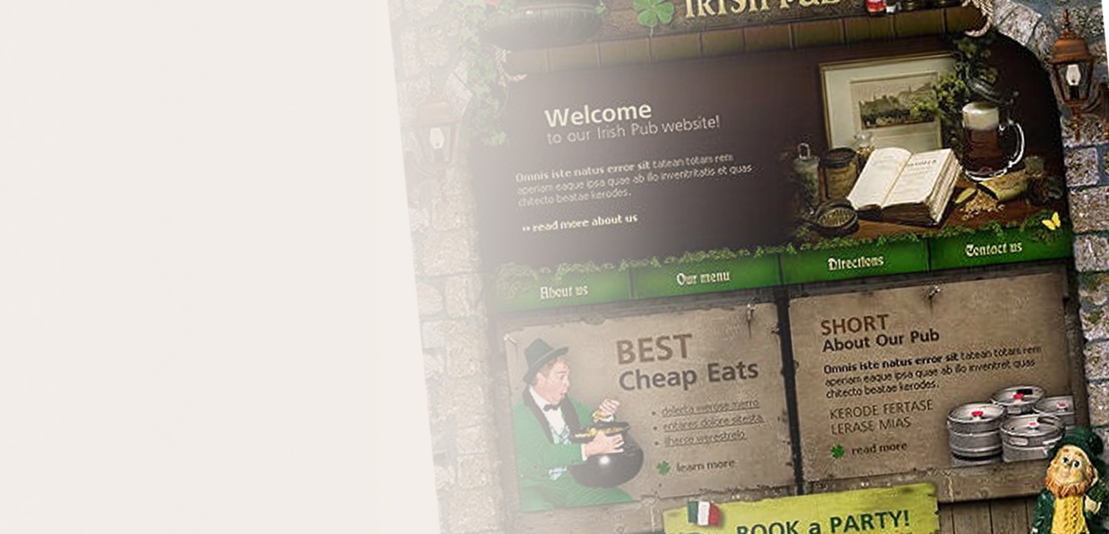 Ideas creativas para diseño web de pub, discoteca, cockteleria y vinateria