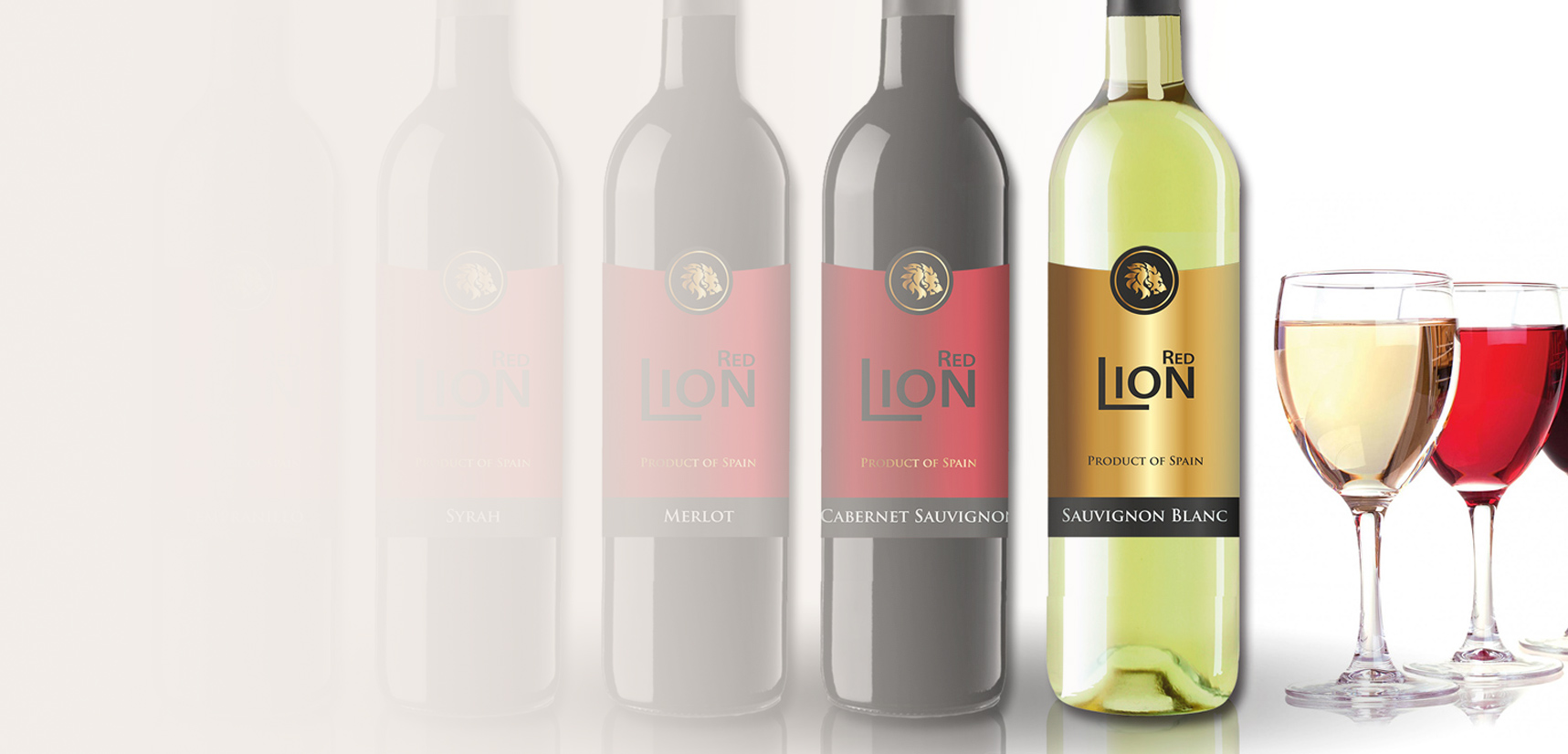 Visual identity design for Red Lion
