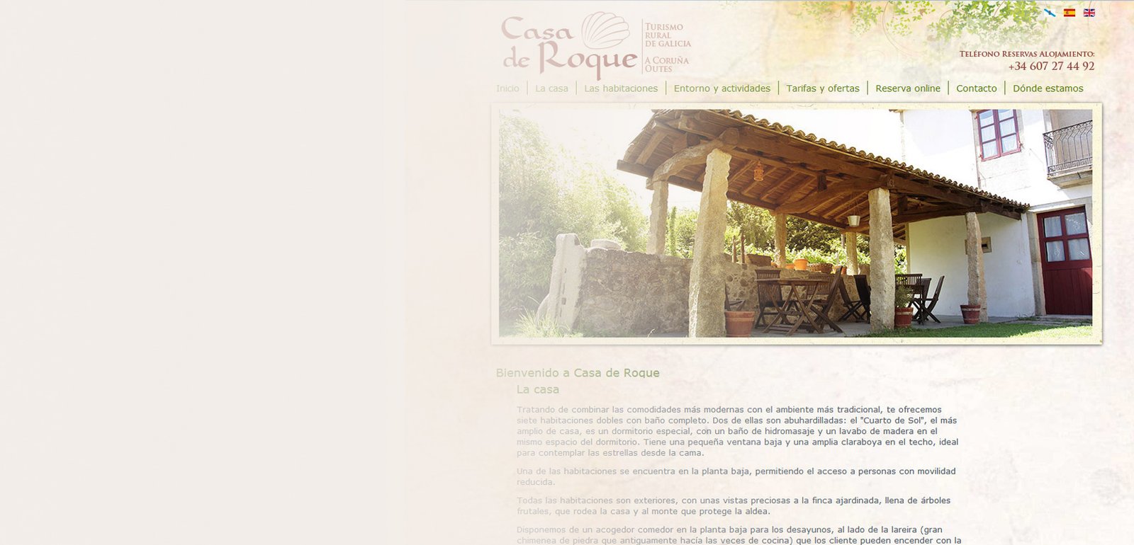 Diseño y creación de logo para casa rural, hotel y turismo rural en Galicia