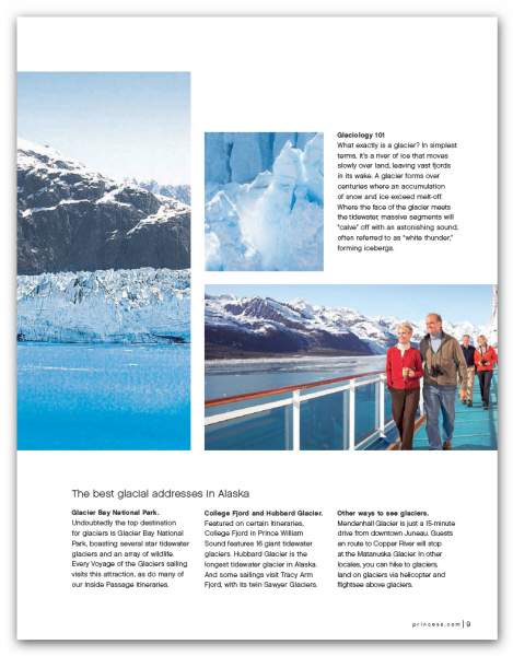ideas ejemplos maquetacion diseño catalogos revistas folletos cruceros turismo viajes