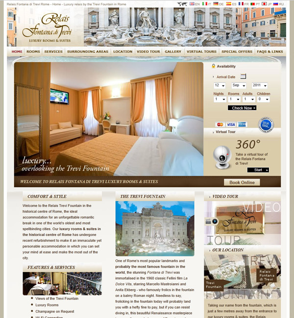 Diseño de páginas web de hoteles - diseño web hotel design