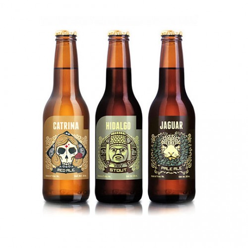 Diseño packaging etiquetas cerveza envases botellas cervezas ejemplos embalajes y cajas cervecera