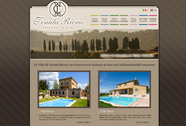 Ideas creativas ejemplos hacer crear diseño pagina web casa rural y turismo rural hotel con encanto