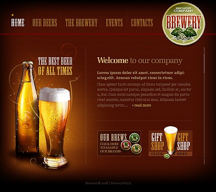 Ideas y ejemplos diseño web de bar, cafe, pub y discoteca