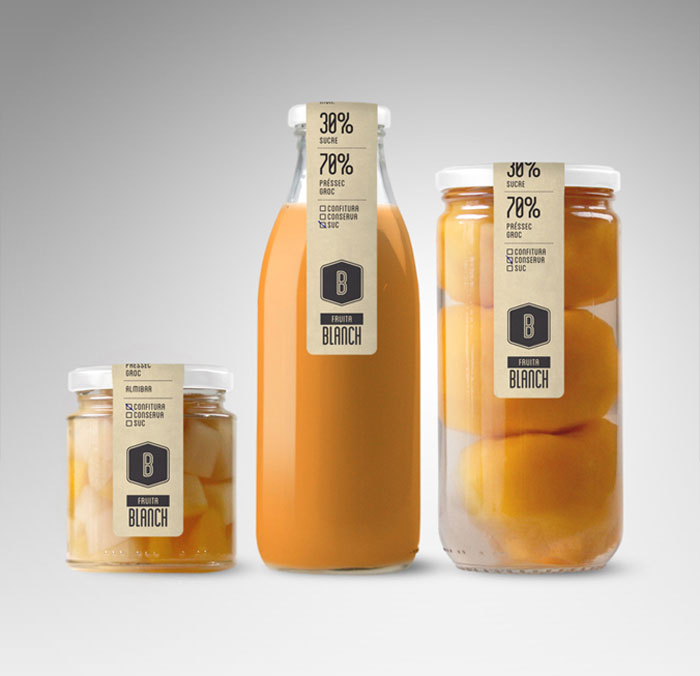 Examples, ideas and inspiration for the design of food labels and bottles. Packaging and labeling