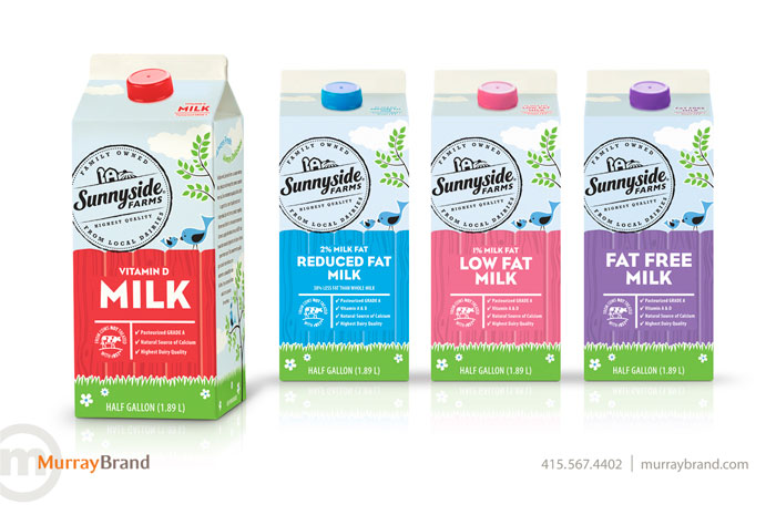 Ideas, ejemplos e inspiración para la creación y diseño de packaging y envases de lácteos y productos lácticos