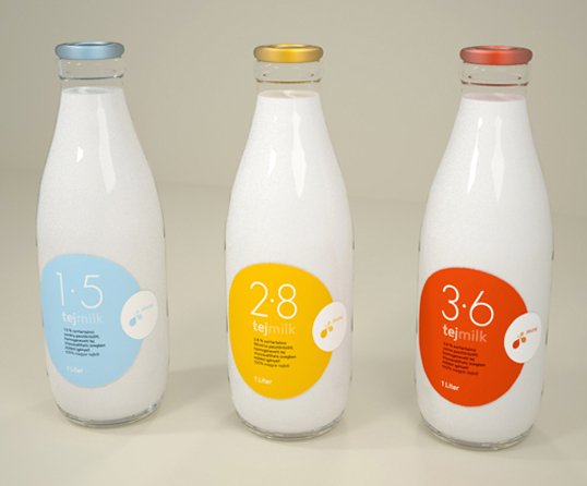 Examples, ideas and inspiration for the design of all kinds of dairy products labels and bottles. Packaging and labeling