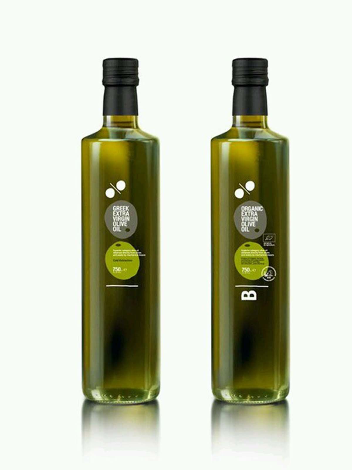 Ideas, ejemplos e inspiración para la creación y diseño de etiquetas de aceite de oliva virgen extra y botellas de aceite de oliva. Packaging, botellas y diseños de etiquetas de aceite de oliva modernas, para la inspiración.