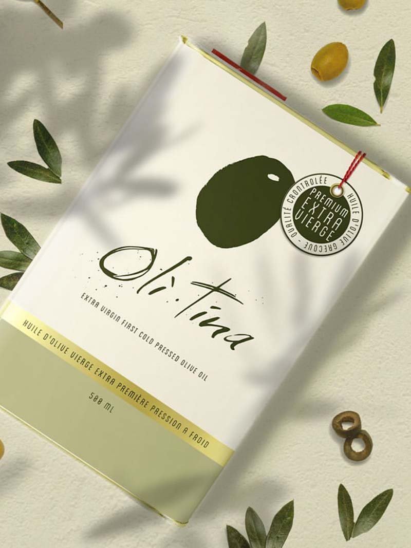 Ideas, examples and inspiration for the creation and design of extra virgin olive oil labels and olive oil bottles. Modern olive oil packaging, bottle and label designs for inspiration. (part 1)