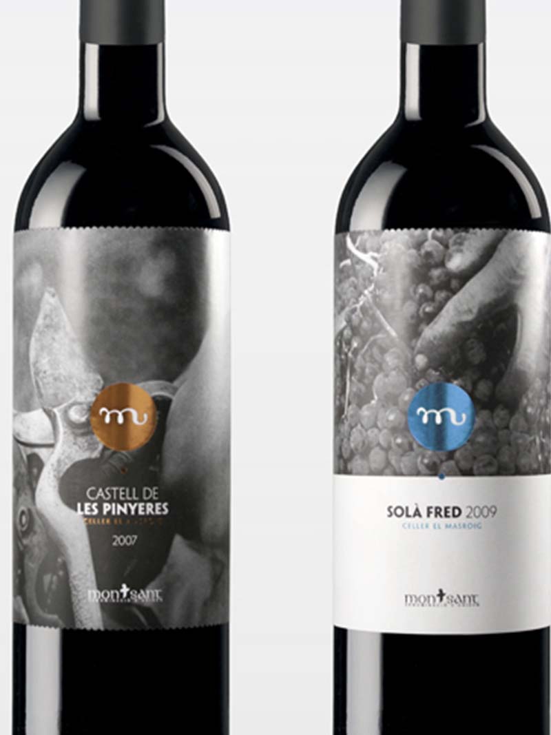 Ideas, ejemplos e inspiración para la creación y diseño de etiquetas de vino y botellas de vino (parte 4). Packaging, botellas y diseños de etiquetas de vino modernas, para la inspiración.