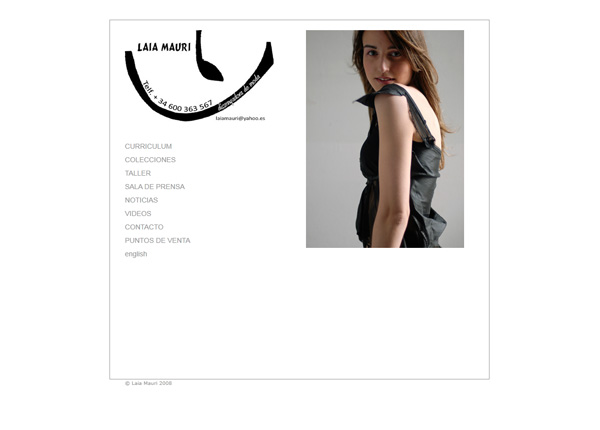 Creative ideas and examples of creating web pages for a clothing or fashion store