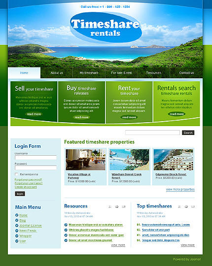 Website design travel agency