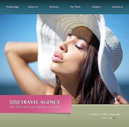 Web design travel agency