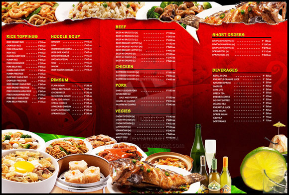 Ideas design menus restaurants examples layout minute layout