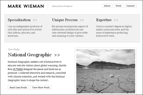 Creative ideas and examples to make and design a minimalist website, simple and easy