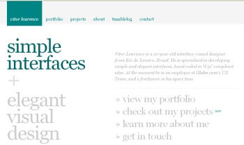 Creative ideas and examples to make and design a minimalist website, simple and easy