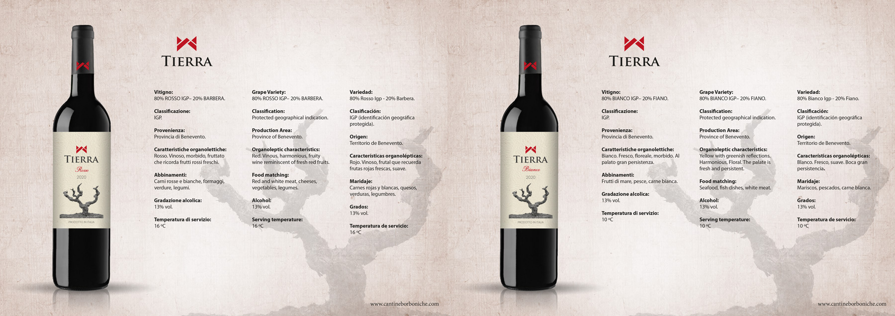 Diseño gráfico y creativo de maquetación de catálogos de vinos para bodegas y centros comerciales