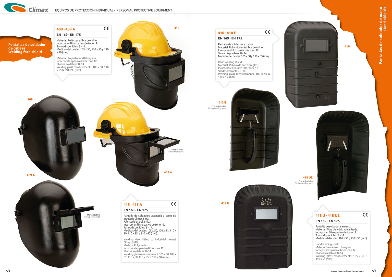 Layout and creative graphic design for product catalog for safety company in work of height, helmets, ropes, welding helmets, harnesses, safety belts, gas masks ...