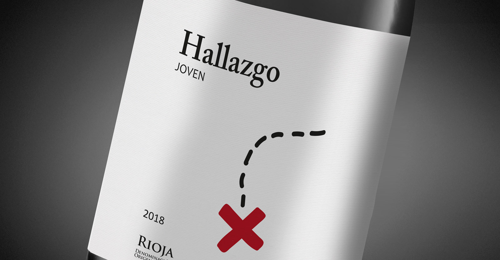 Graphic and creative design of wine labels and packaging for HALLAZGO