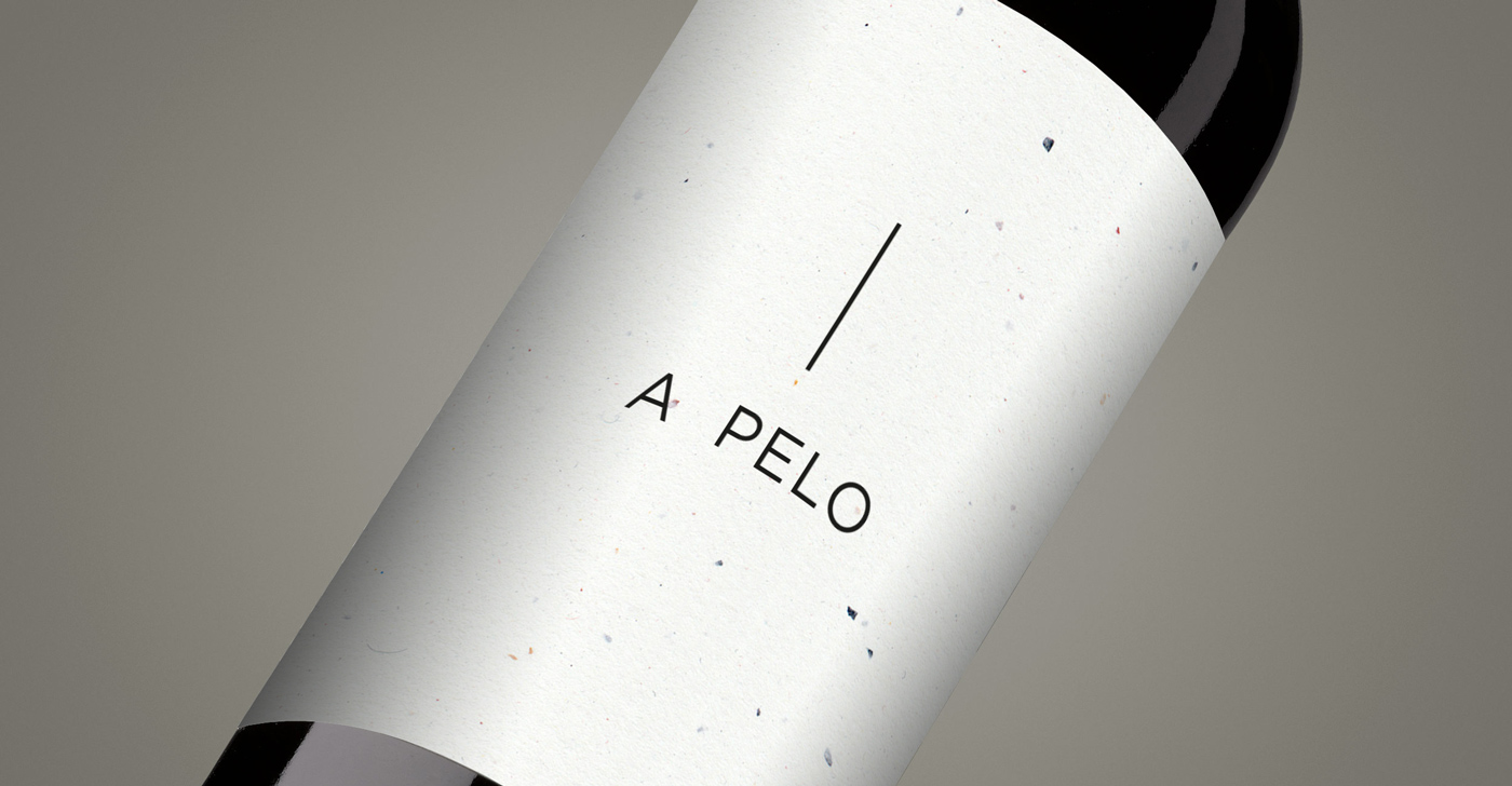 Graphic and creative design of wine labels and packaging for A PELO