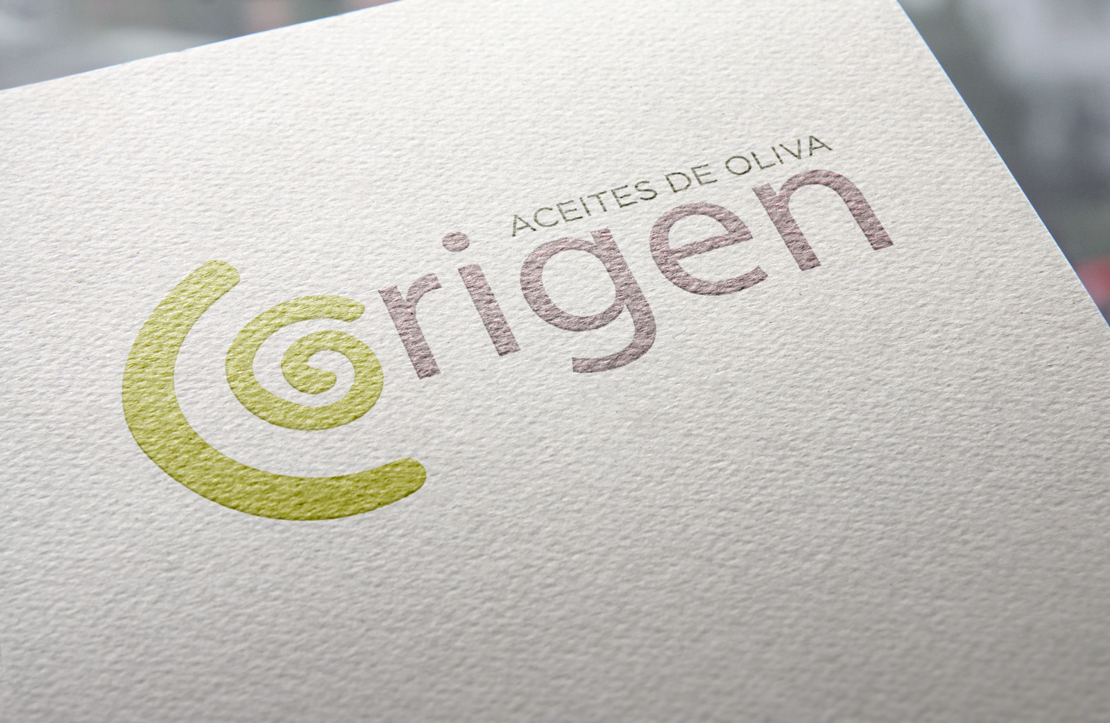 Graphic and creative design of extra virgin olive oil labels for ORIGEN PREMIUM