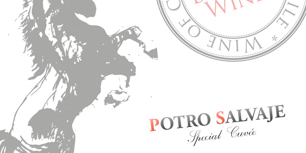 Portfolio of graphic and creative design works on wine labels and packaging for POTRO SALVAJE wineries in Chile