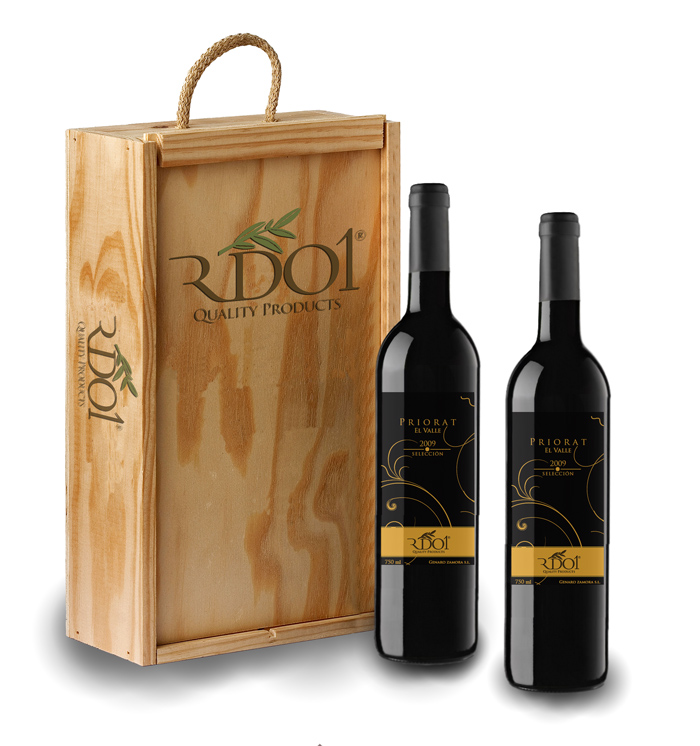 Portfolio of graphic and creative design works on wine labels and packaging for Spanish wine: RDO1