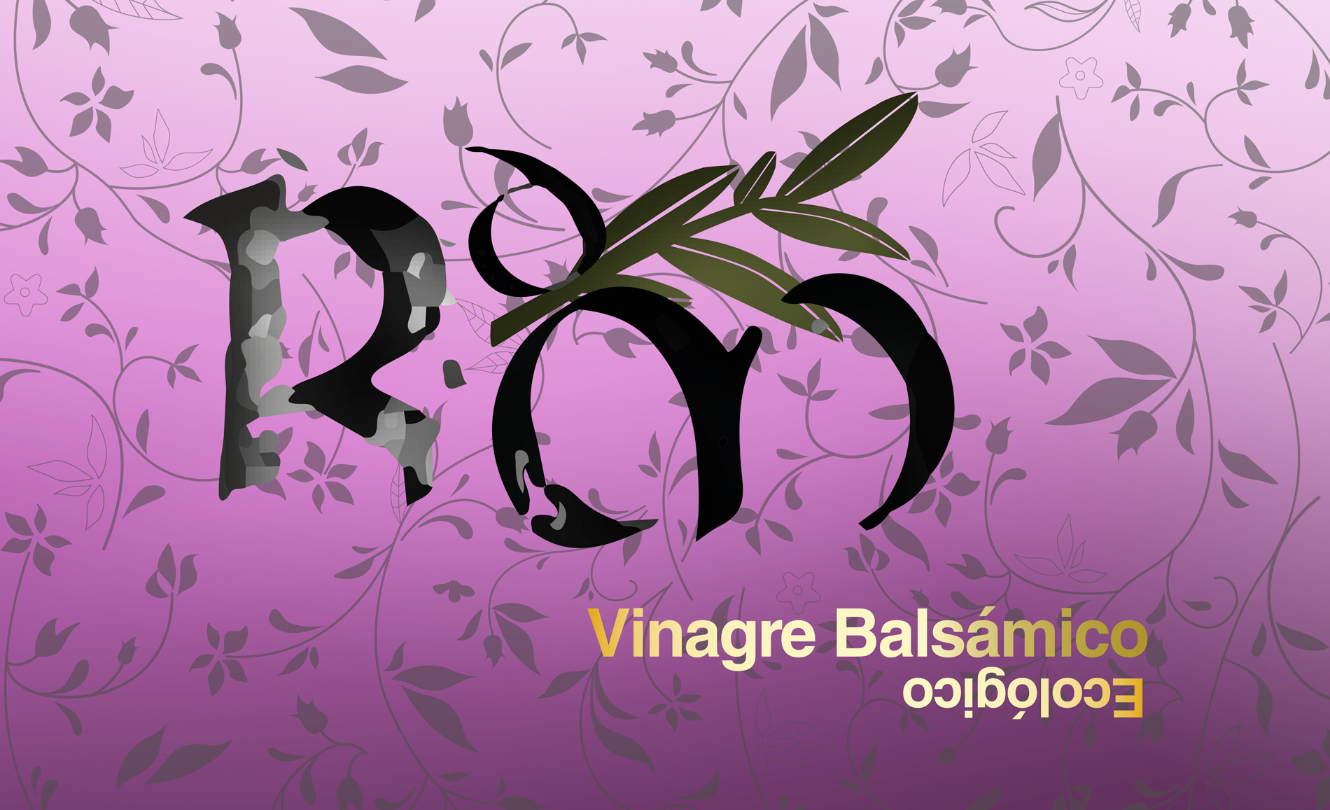 Diseño gráfico y creativo de etiquetas de aceite de oliva virgen extra para la marca VINAGRE RESERVA DEL MOLINO