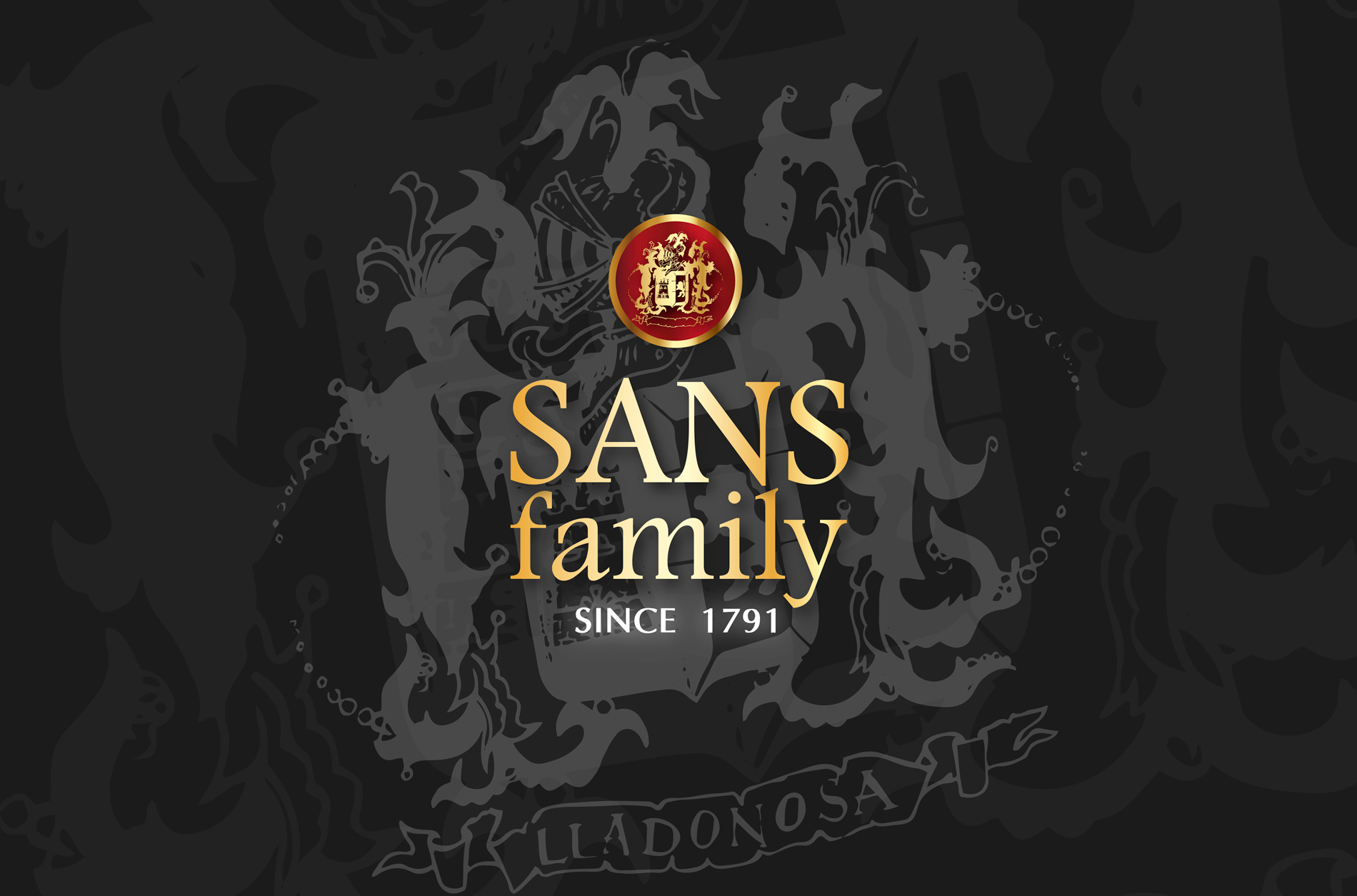 Diseño gráfico y creativo de etiquetas de aceite de oliva virgen extra para la marca SANS FAMILY