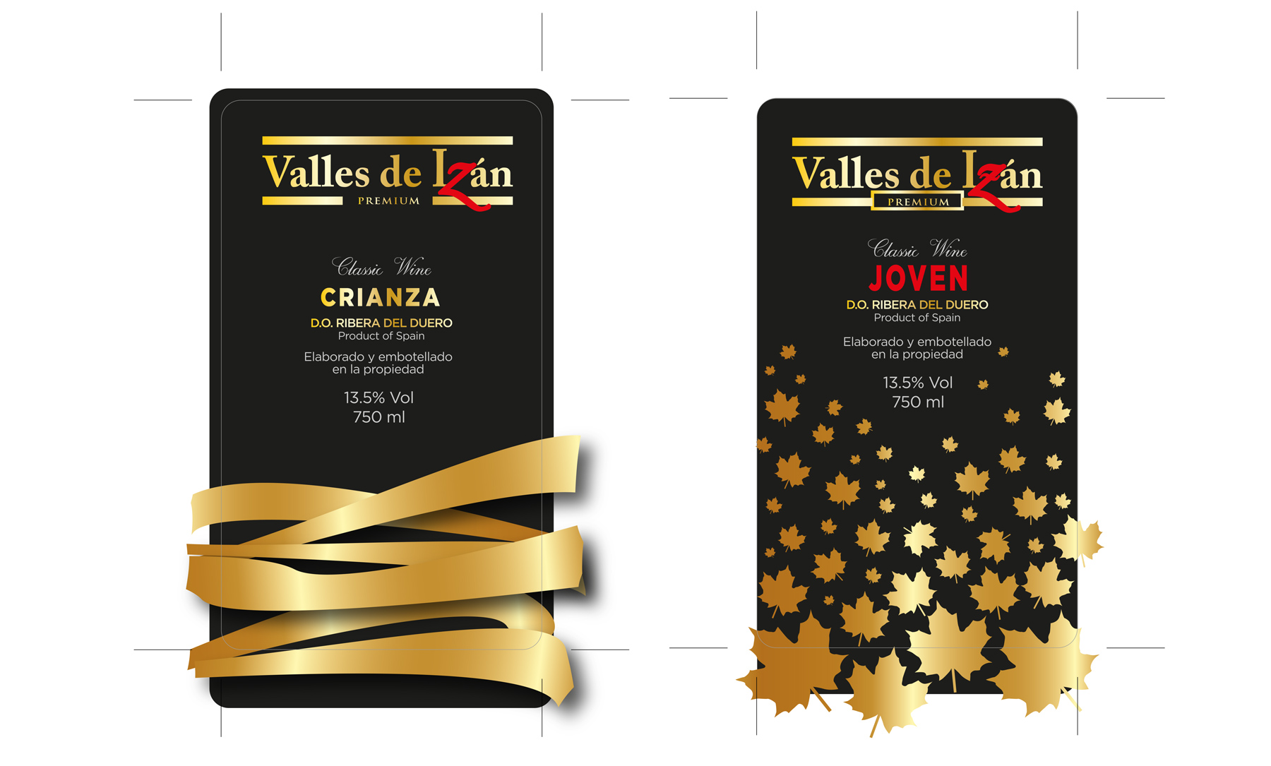 Portfolio de trabajos de diseño gráfico y creativo de marca para VALLES DE IZAN