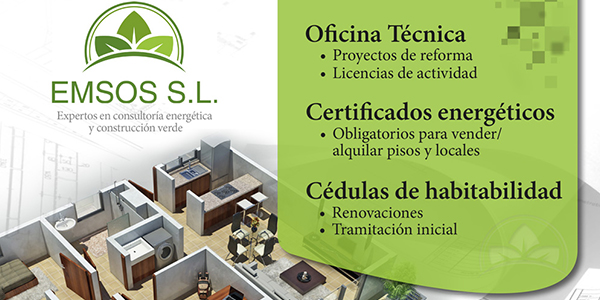 Graphic design of flyers, leaflets and triptychs for real estate and commercialization of flats and chalets