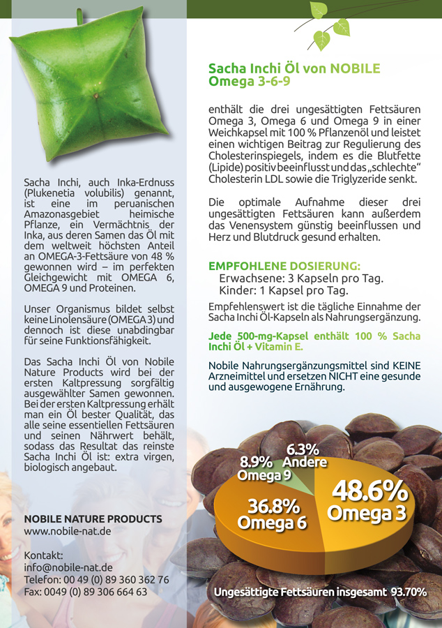 Layout and graphic and creative design of flyers for marketing company of natural products in Germany