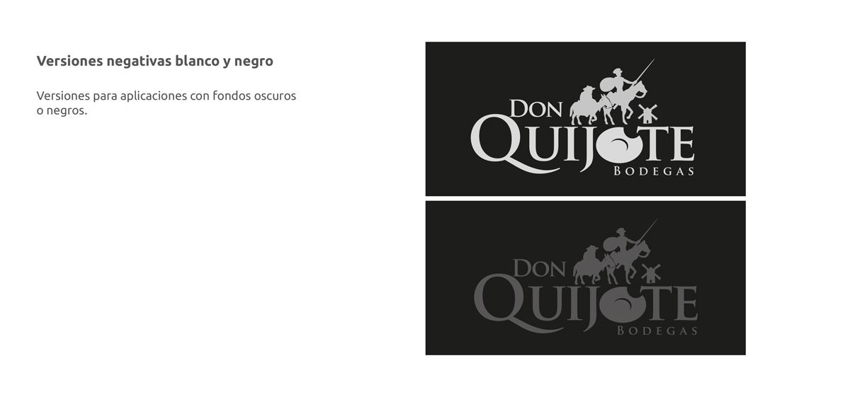 Portfolio of logo and brand creation design works for Spanish wine producing and exporting winery
