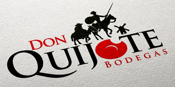 Portfolio of creative graphic design works of logo and corporate brand creation for Spanish wine cellar: BODEGAS DON QUIJOTE
