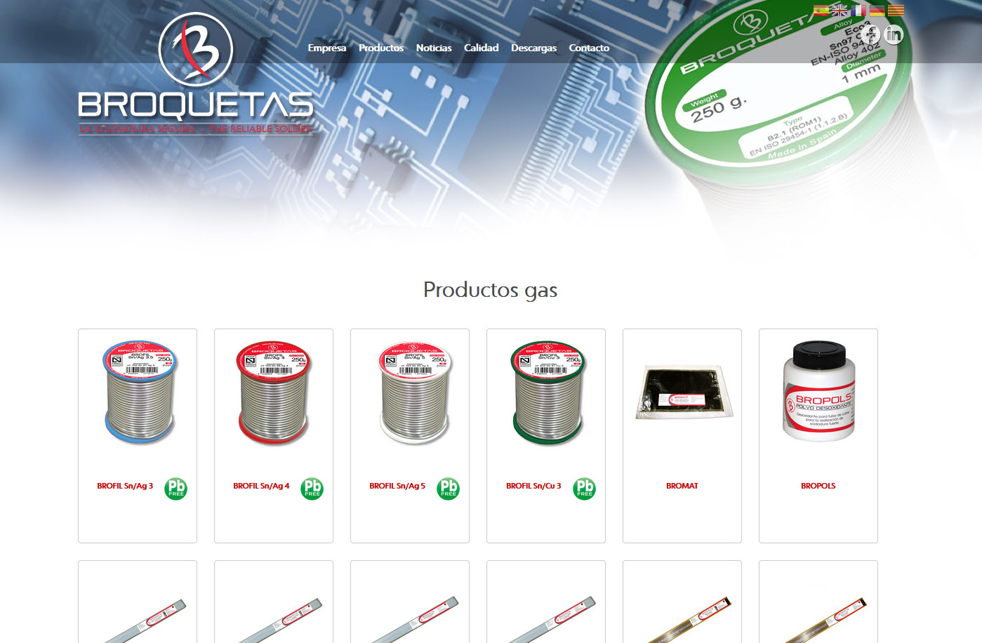 Portfolio of design works for the creation of logos and brands for a manufacturer of industrial material for welding
