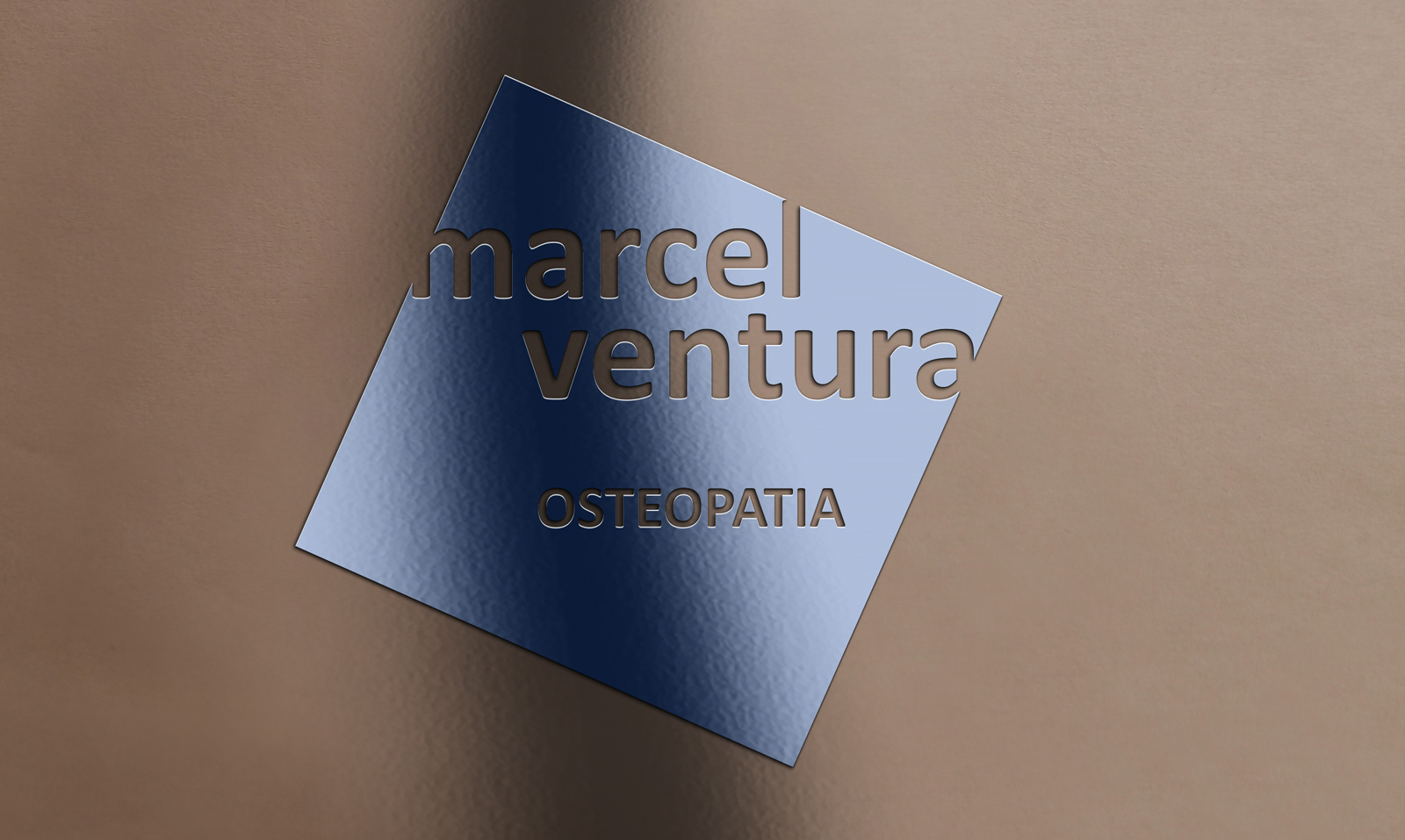 Portfolio of logo and brand design work for medical center specializing in osteopathy